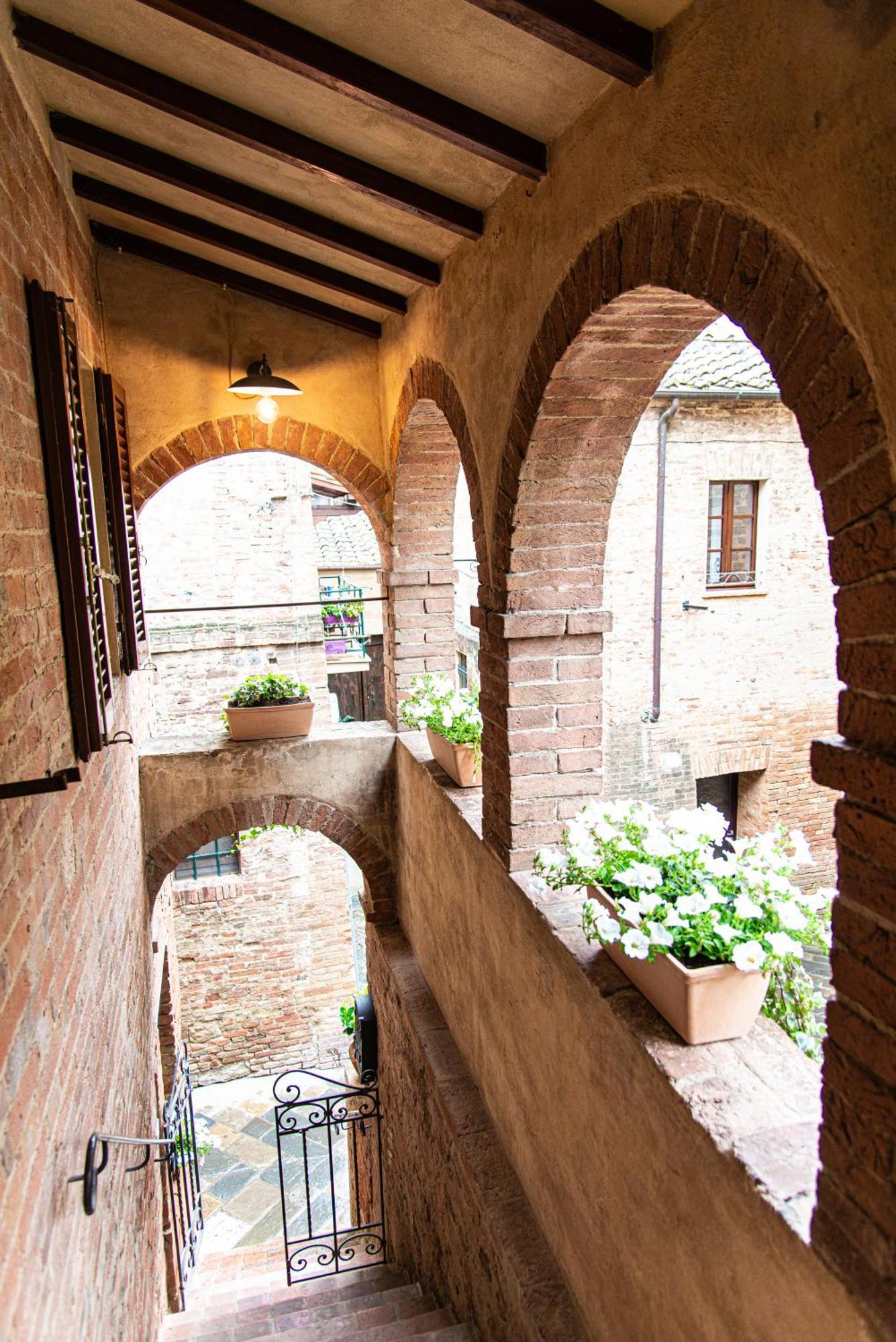 La Loggetta Apartman Buonconvento Kültér fotó